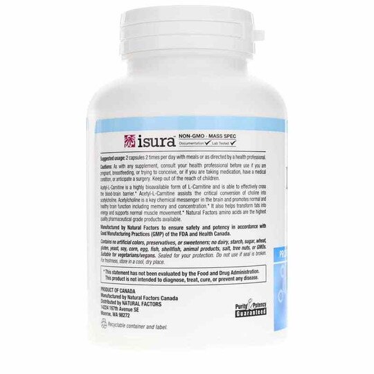 Acetyl-L-Carnitine 500 Mg, NF
